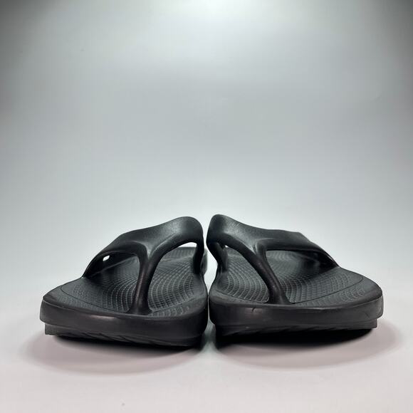 OOFOS OOriginal Hurley Black Lightweight Slip On Recovery Sandals Men's Size 11 - Picture 2 of 8